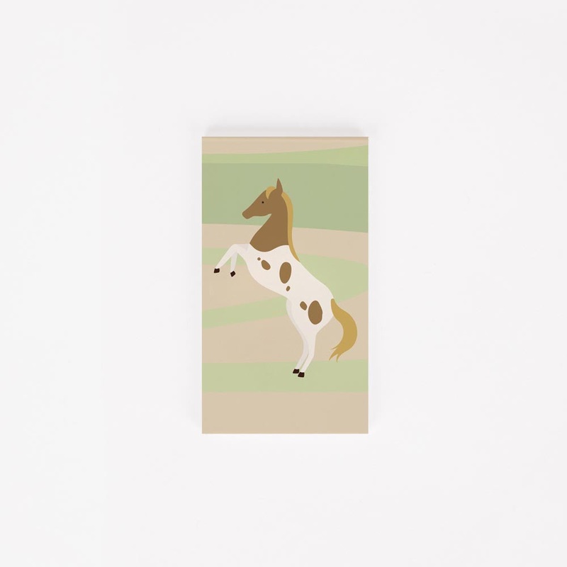 1 mini carnet cheval