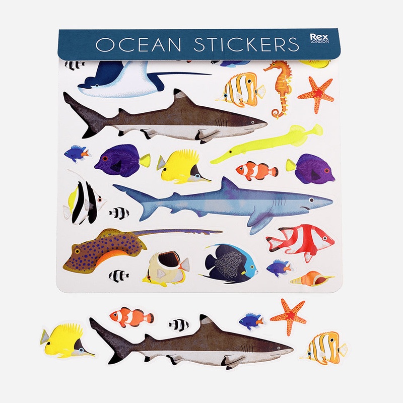 1 planche de stickers ocan