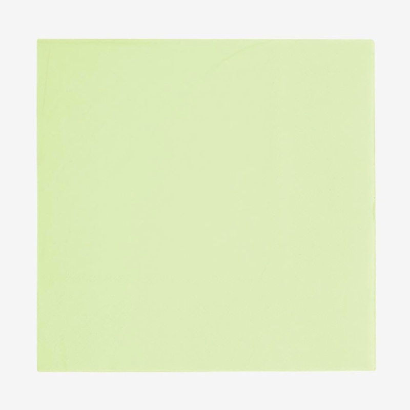 20 serviettes compostables vert