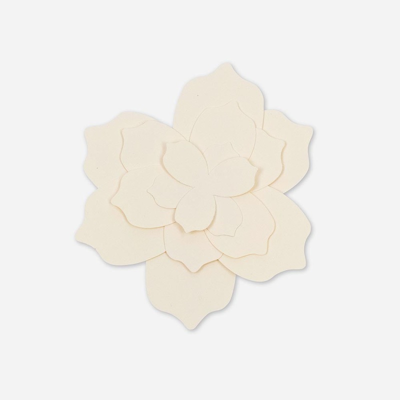 5 fleurs  monter ivoire
