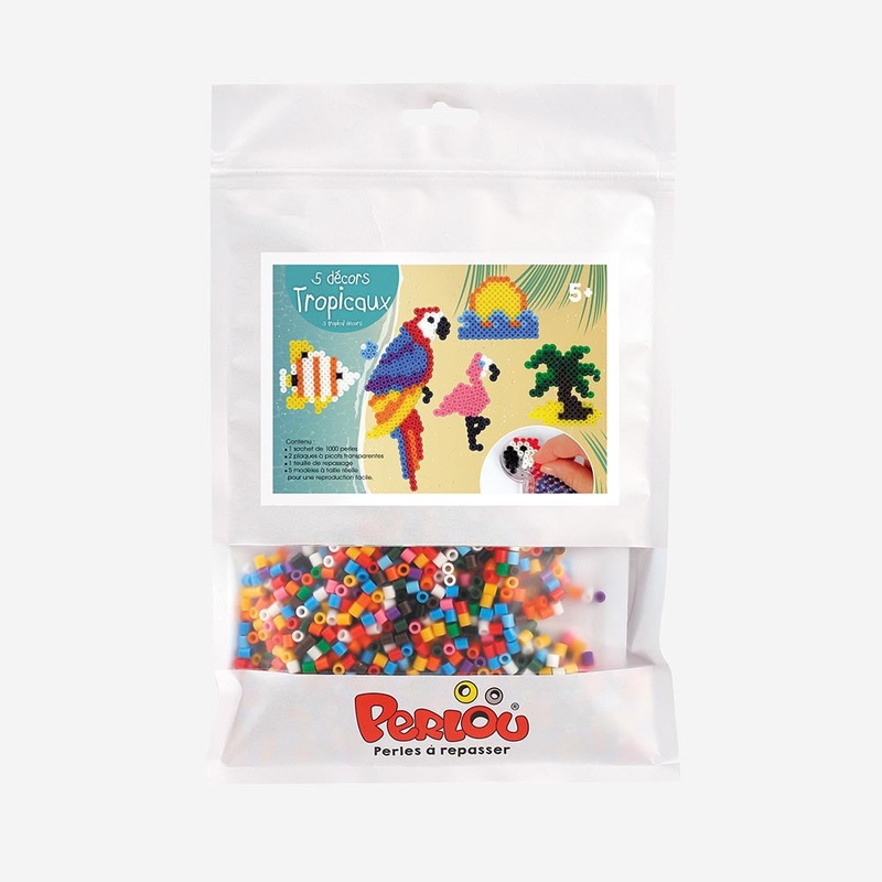 1 kit perles  repasser jungle