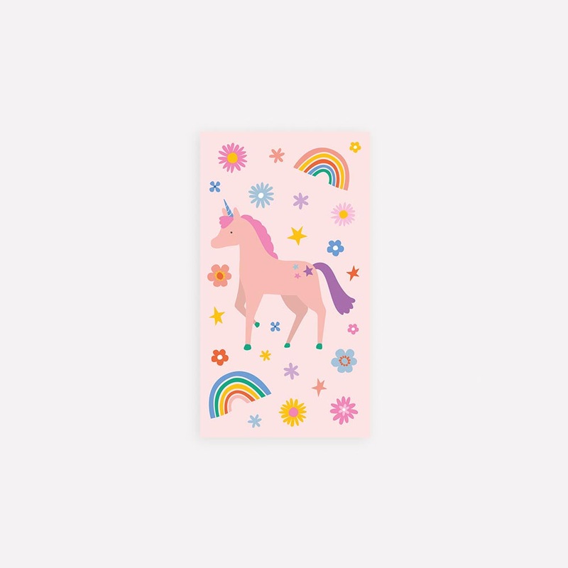 1 mini carnet licorne frique