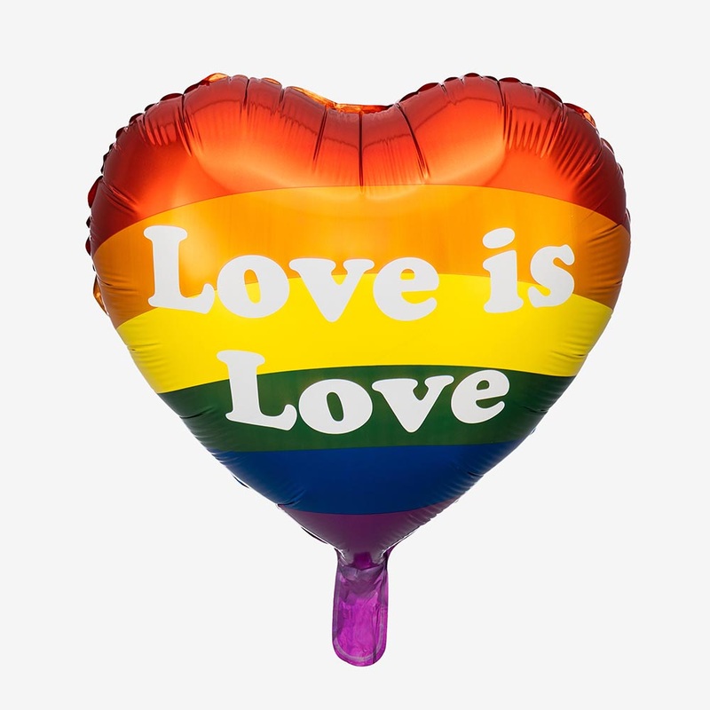 Ballon coeur Love is Love