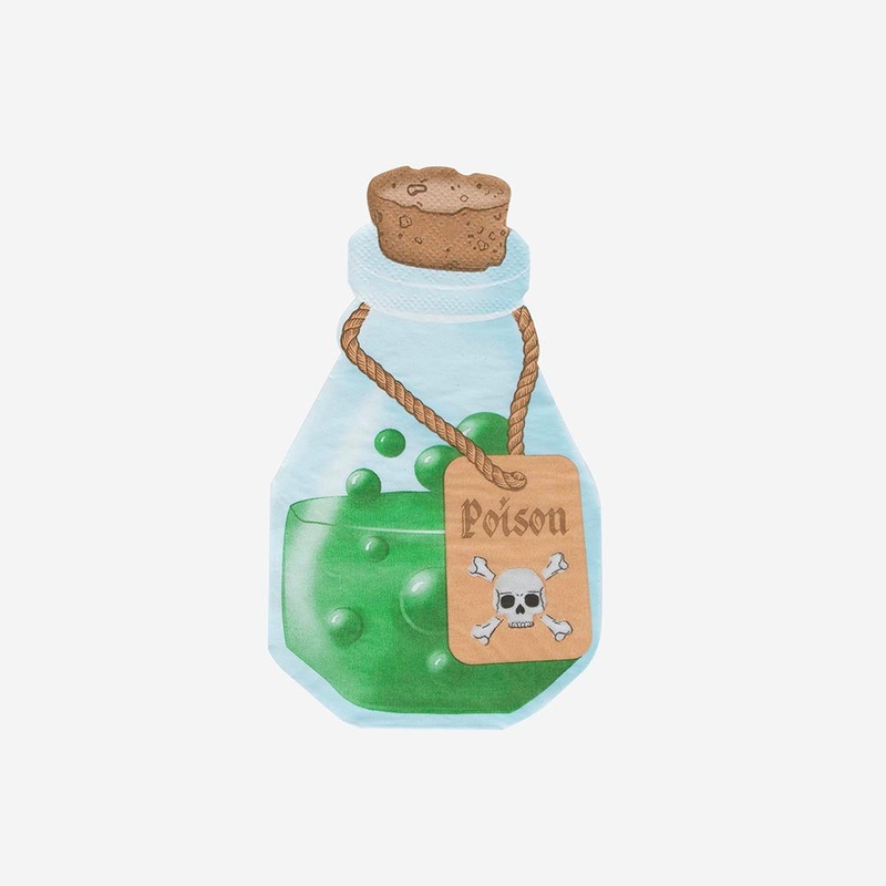 Serviettes en papier : 16 serviettes potion