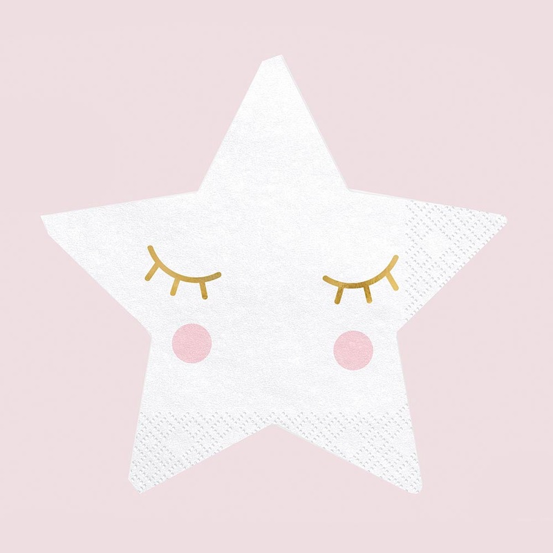 Serviettes en papier : 20 serviettes toile kawaii