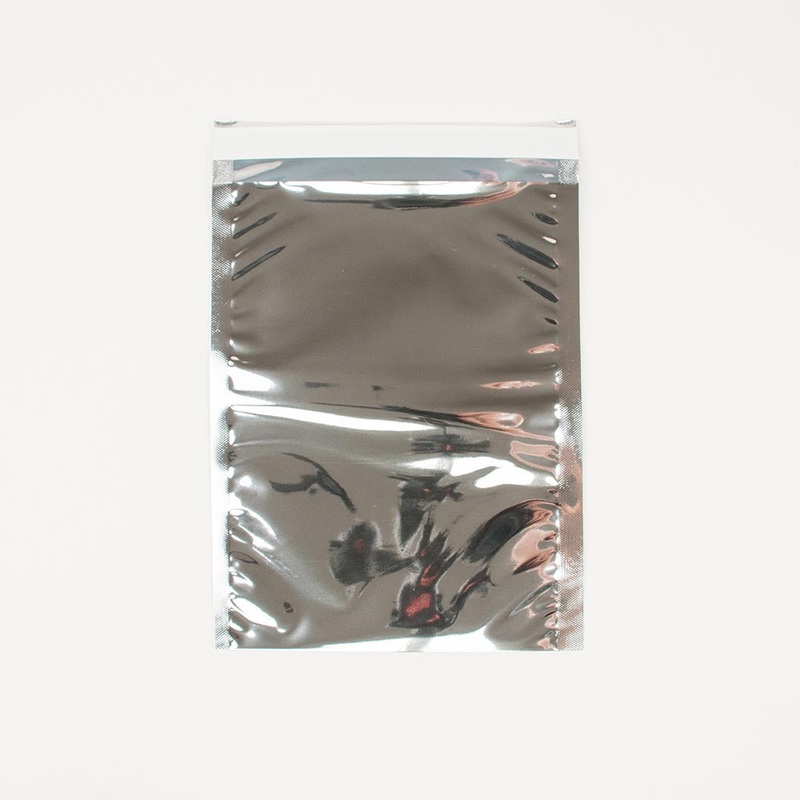 5 pochettes mtallises - Argent