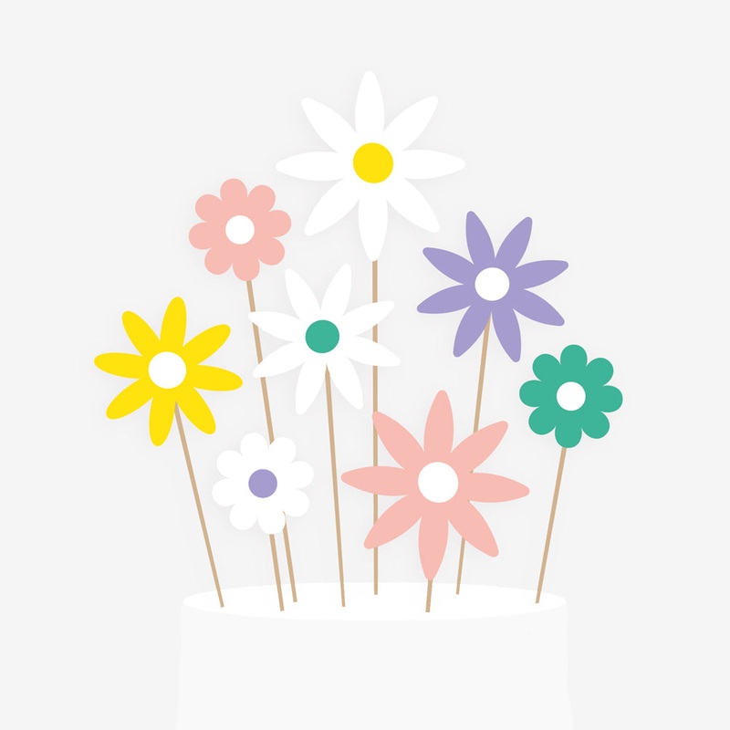 8 toppers marguerites