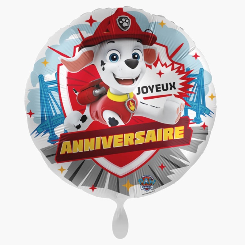 Ballon anniversaire Pat Patrouille : Marcus