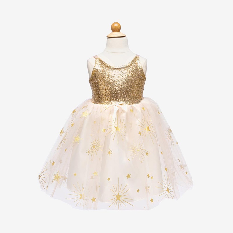 Robe de princesse dore