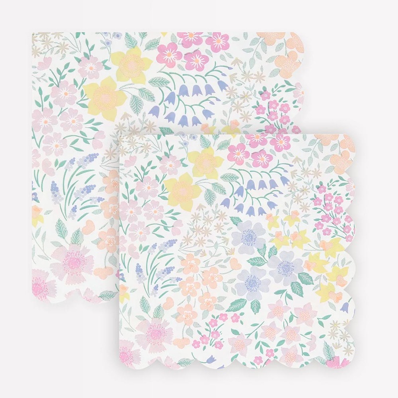 Serviettes en papier : 16 serviettes cottage