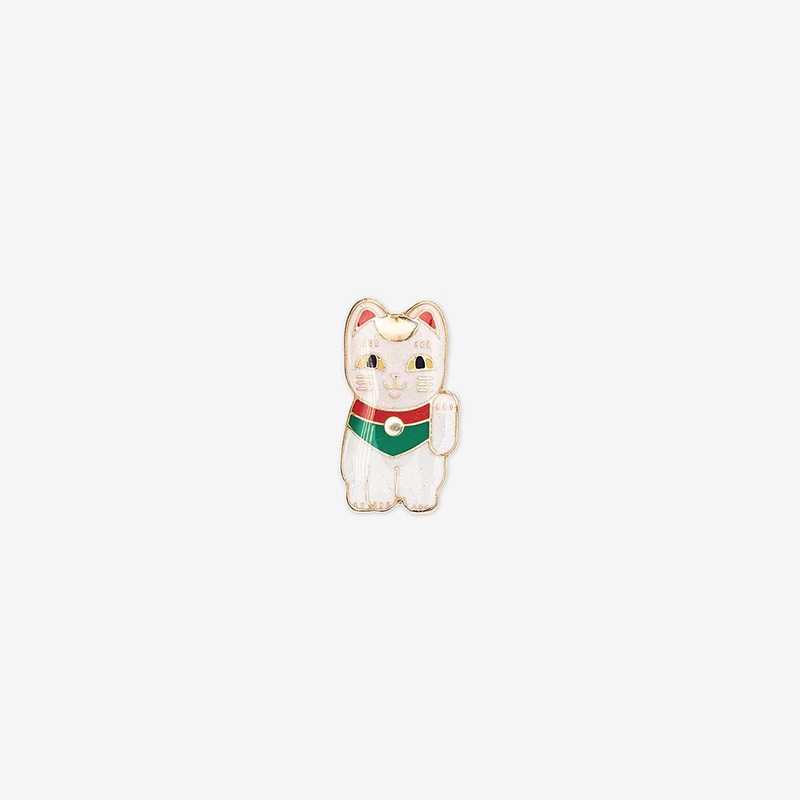 1 pin's chat porte bonheur