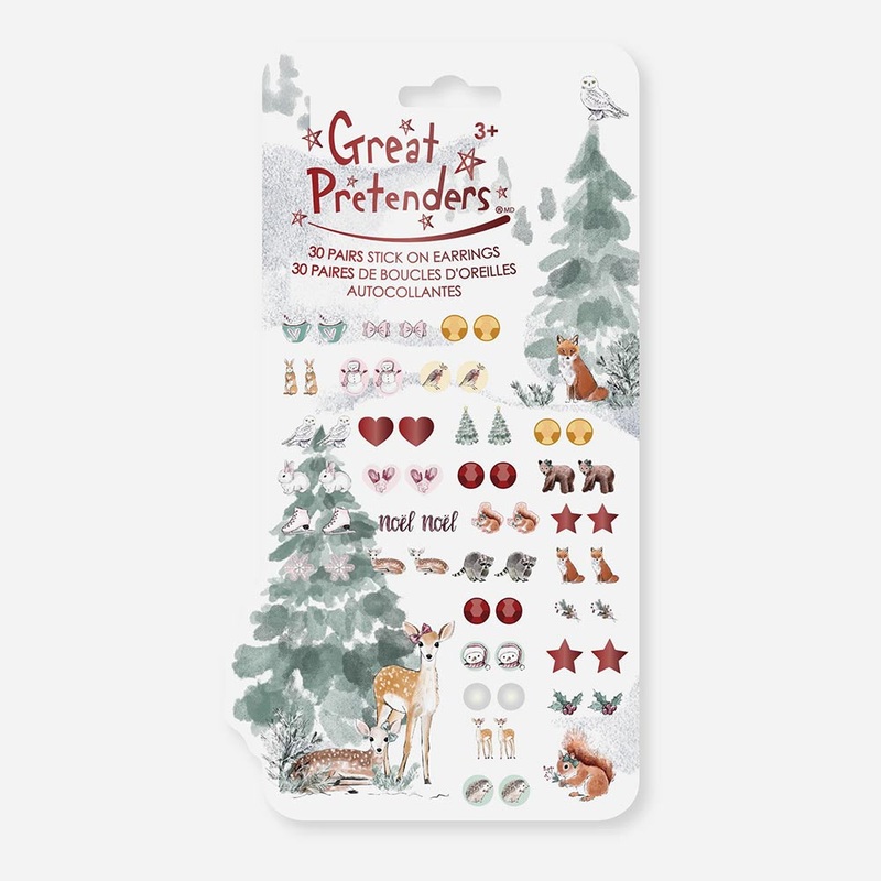 30 paires de boucles d'oreille animaux de la fort