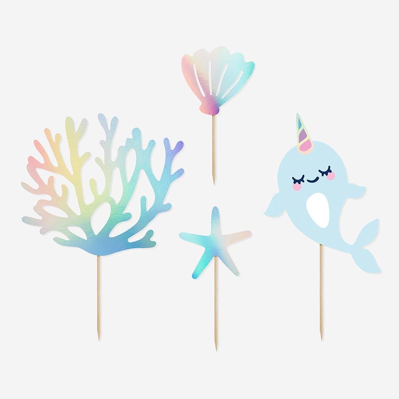 4 toppers ocan holographique