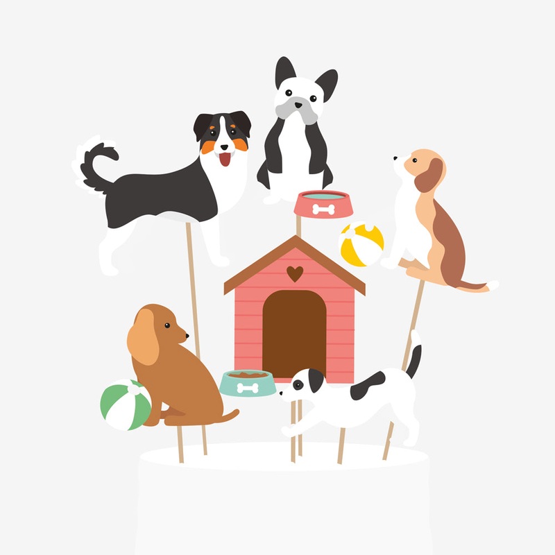 8 toppers chien