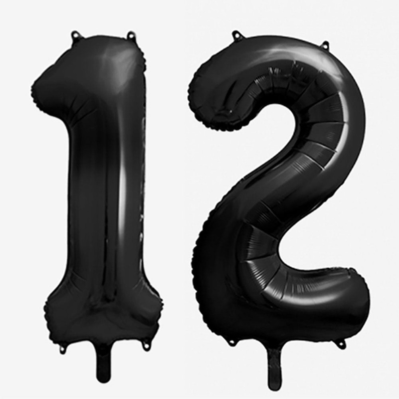 Ballon helium gant - ballon gant chiffre noir