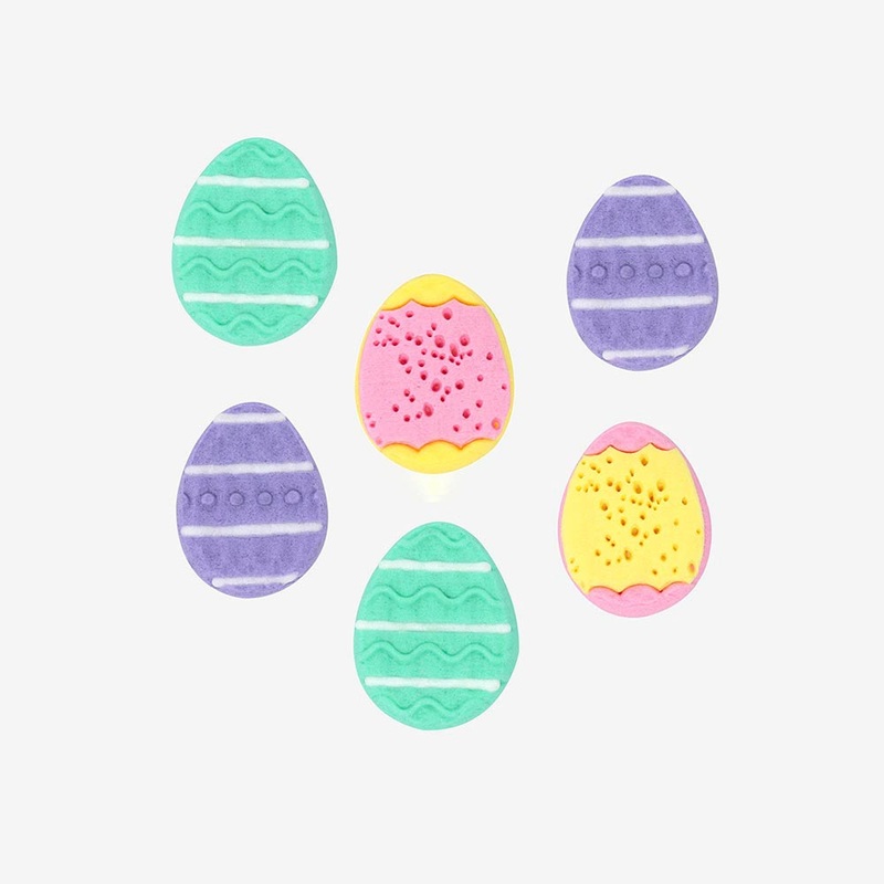 Pques - 12 toppers sucrs ufs multico