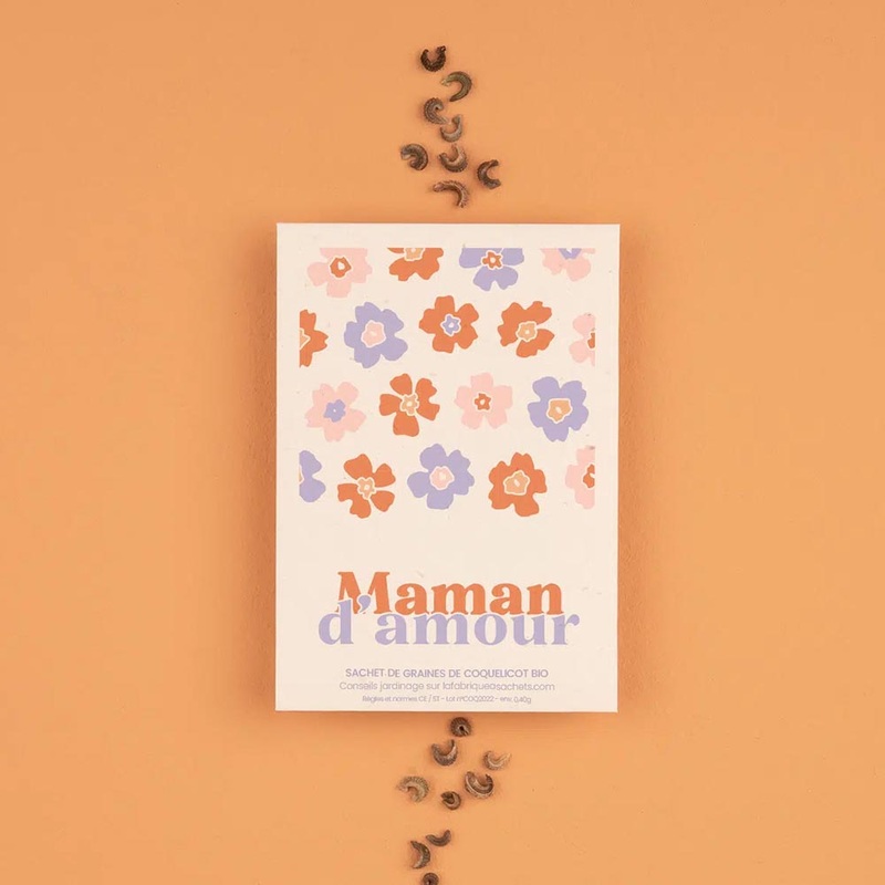 Sachet de graines : Maman d'amour