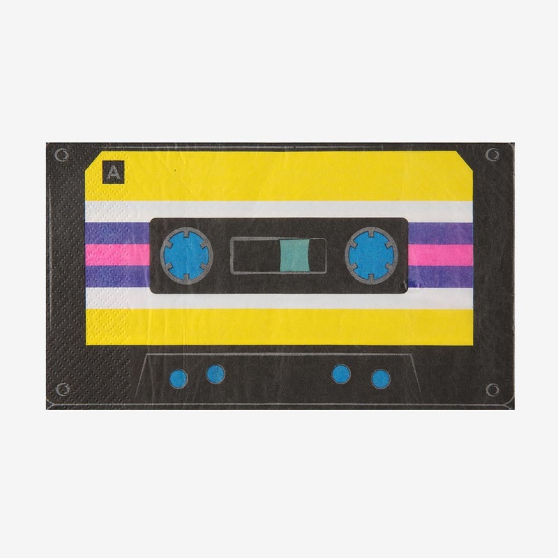 Serviettes en papier : 20 serviettes cassette