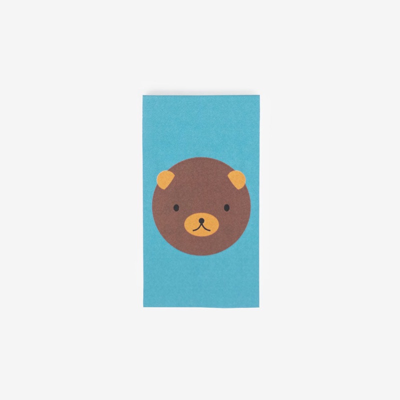 1 mini carnet animal de la fort