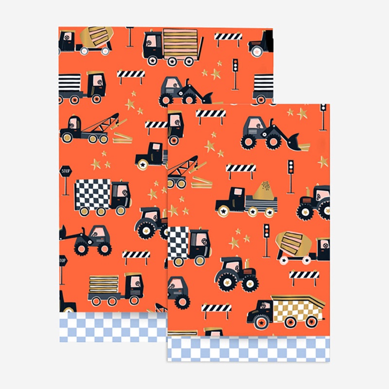 1 pochette en papier chantier