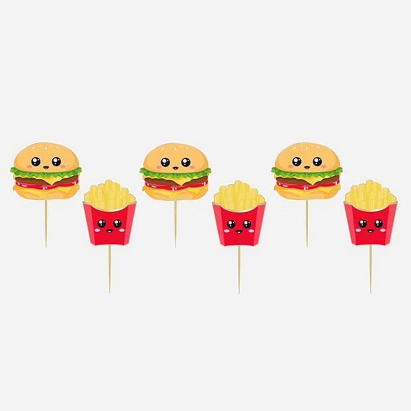 10 pics  cocktail junk food