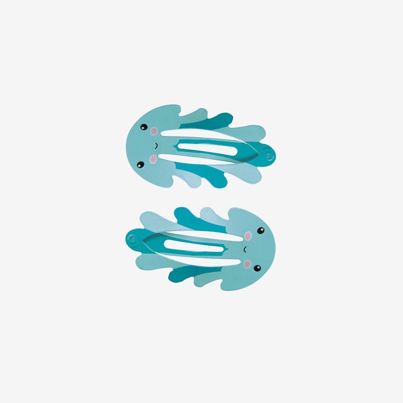 2 barrettes octopus