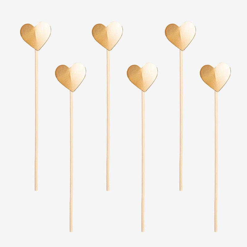 24 pics cur dor pour brochette de bonbons