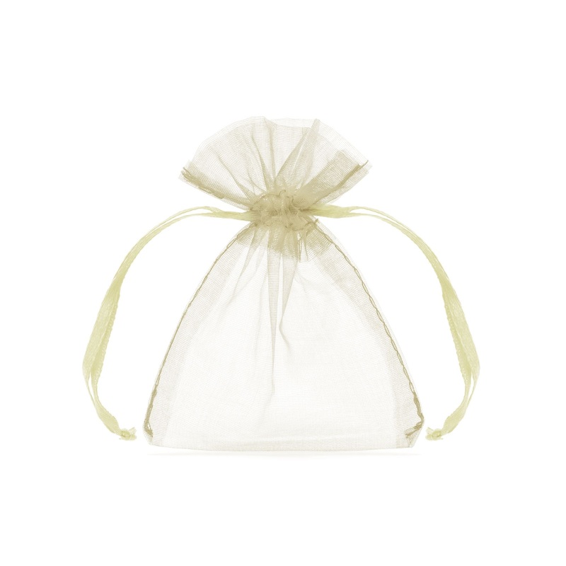 Cream Organza Bags 7.5 X10cm Pack of 10