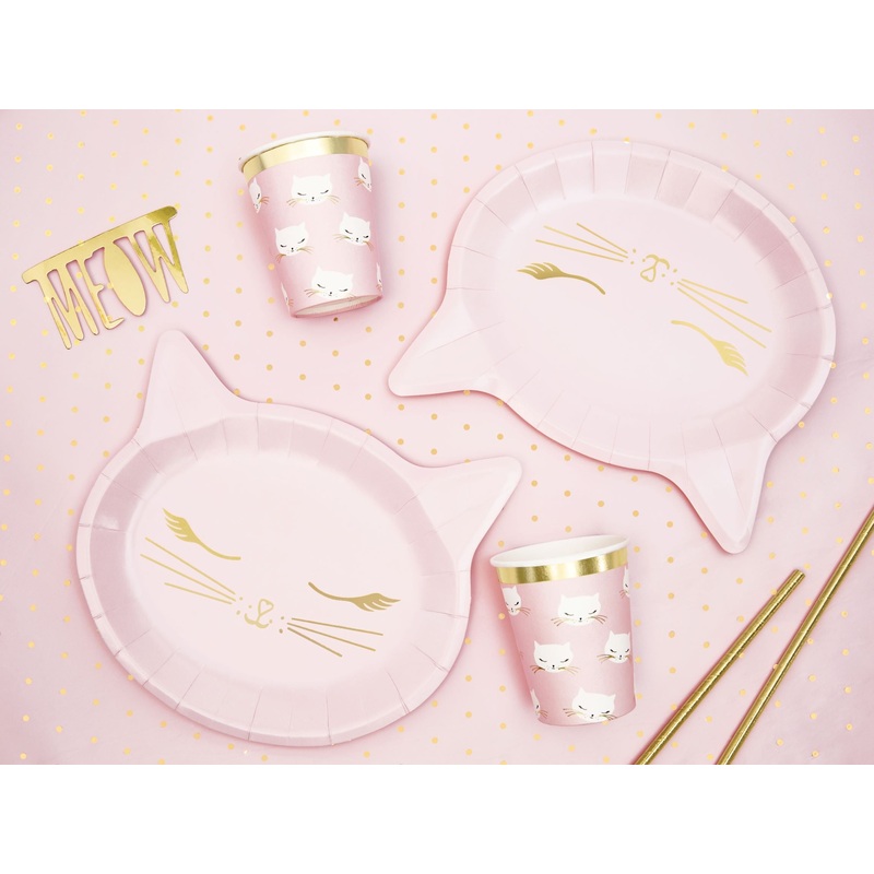 Cat Theme Party Plates