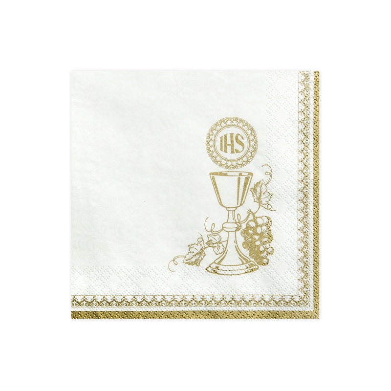 Communion Chalice Napkins Pack of 20