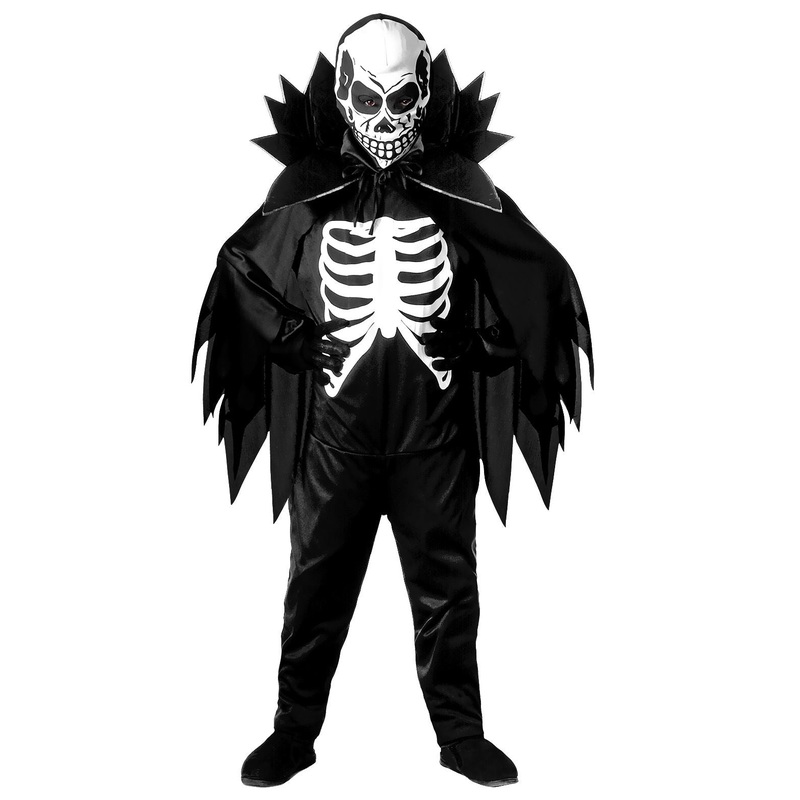 Scary Skeleton Vampire Costume Boy