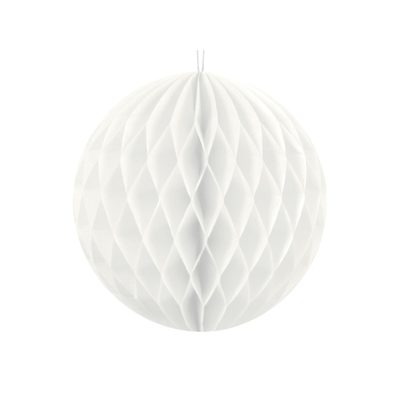 White Honeycomb Decoration 10cm