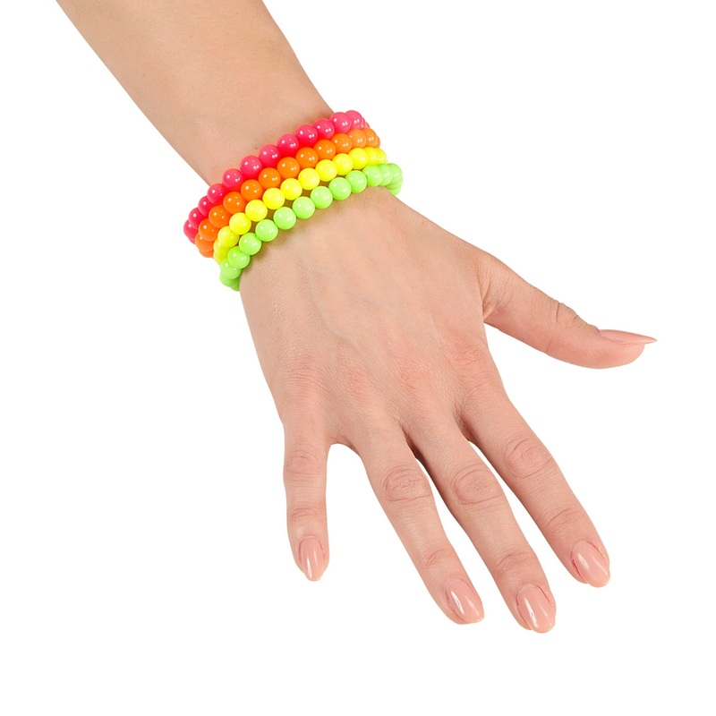 80s Neon Beaded Bracelets