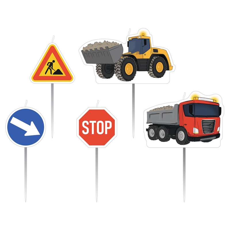 Road Construction Candles