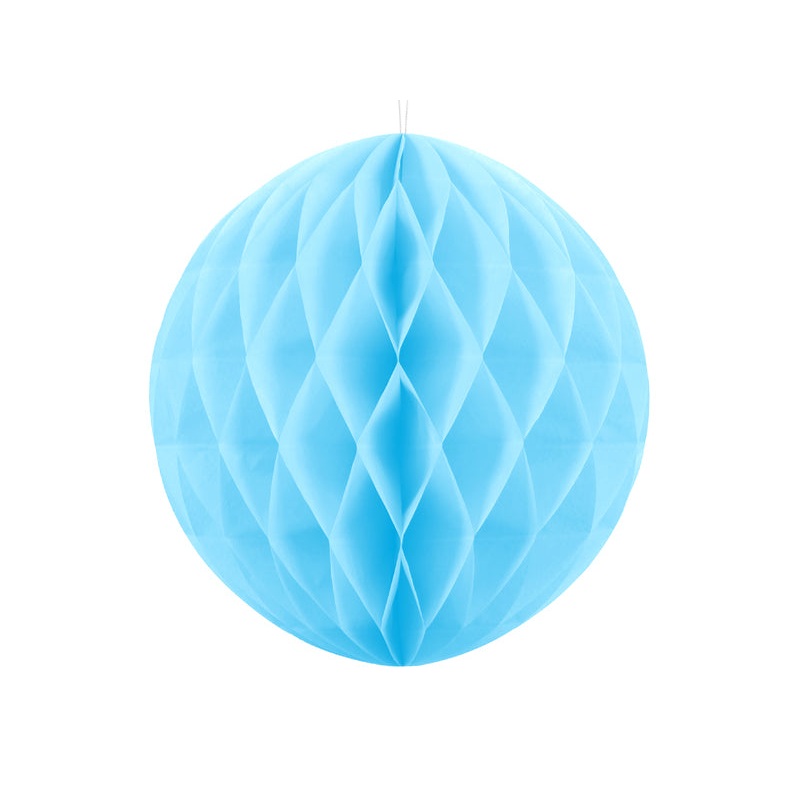 Sky Blue Honeycomb Ball Decoration 40cm