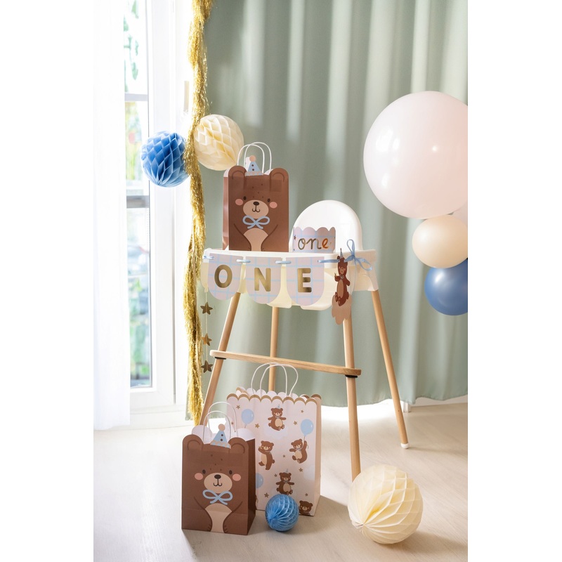 Teddy Bear Chair Banner and Crown