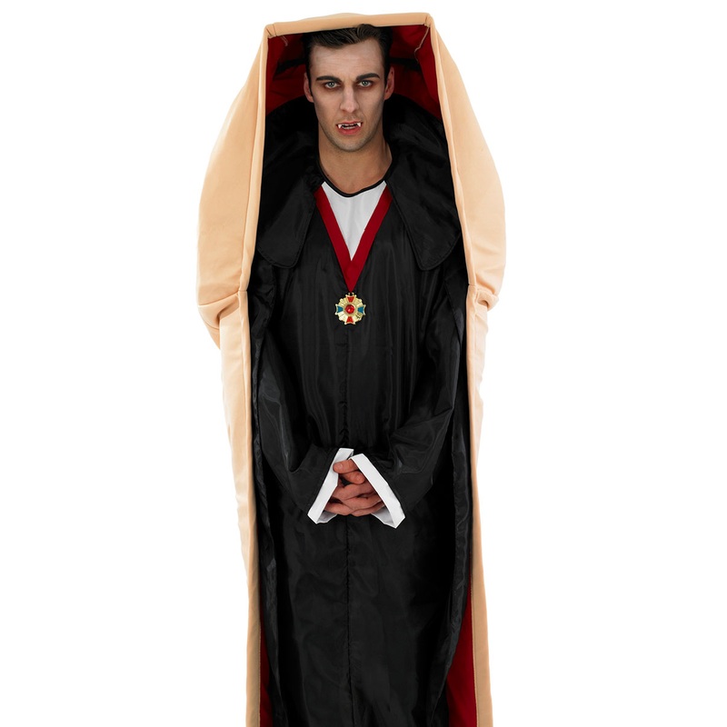 Vampire in a Coffin Costume