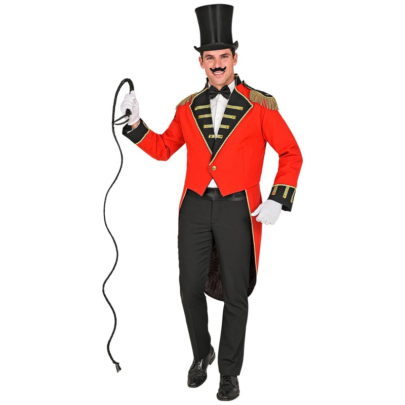 Ringmaster Tailcoat Jacket Red Men's