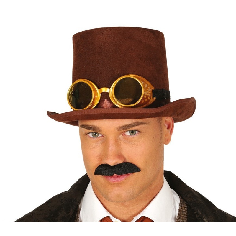 Steampunk Top Hat with Goggles