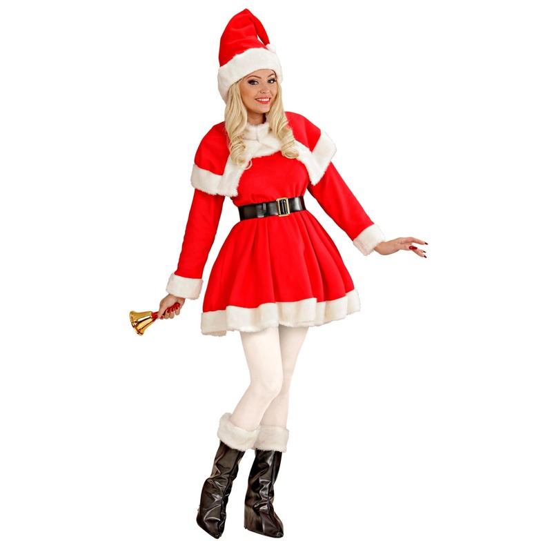 Super Deluxe Miss Santa Costume Ladies