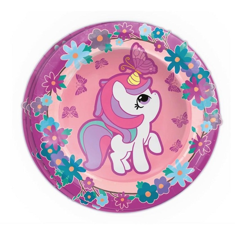 Unicorn Plates 8 Pack