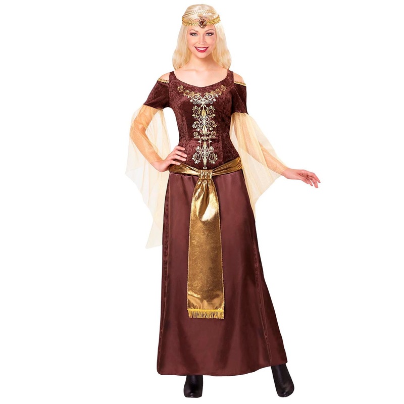 Viking Queen Costume Brown