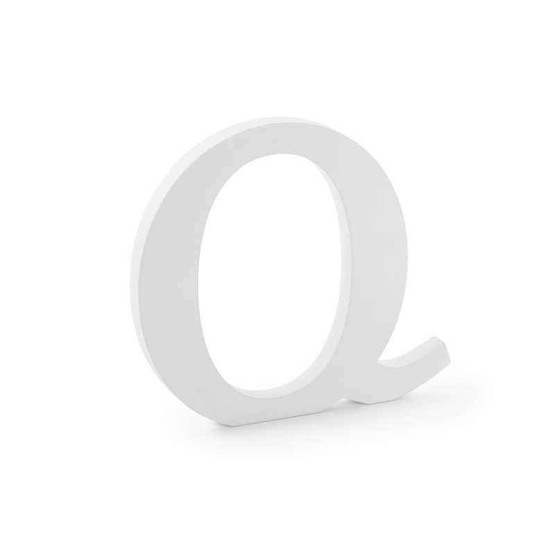 Wooden Letter Q