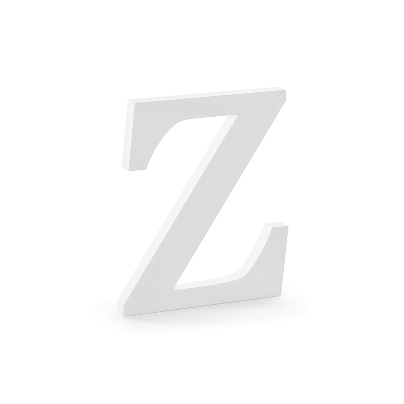 Wooden Letter Z Wedding Decor