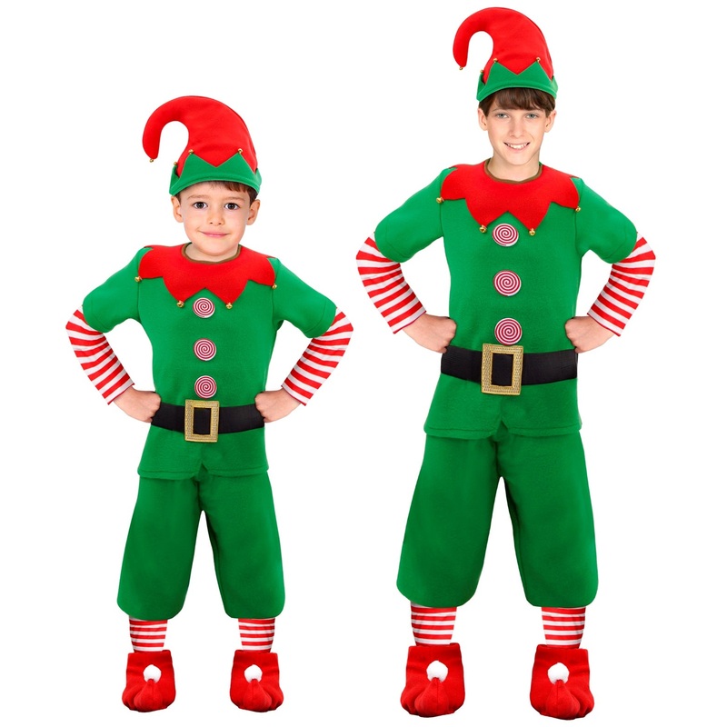 Santa's Workshop Elf Costume Boys