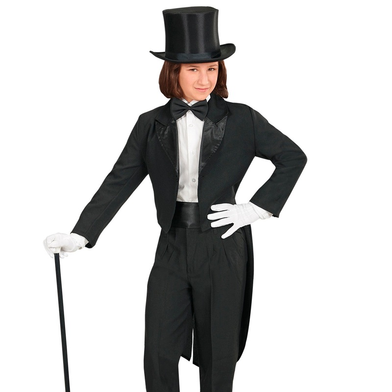 Showtime Black Tailcoat Jacket Children's