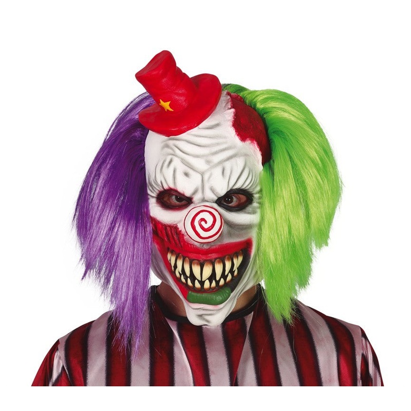 Toothy the Killer Clown Latex Mask