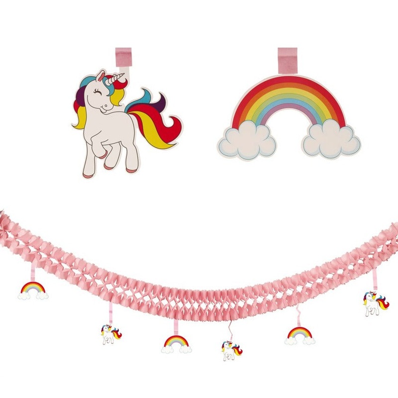 Unicorn Garland 6 Piece Party Decoration