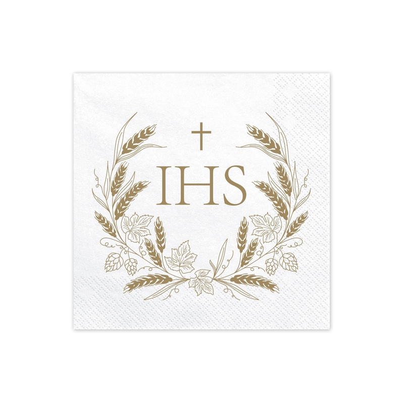 IHS Communion Napkins Pack of 20