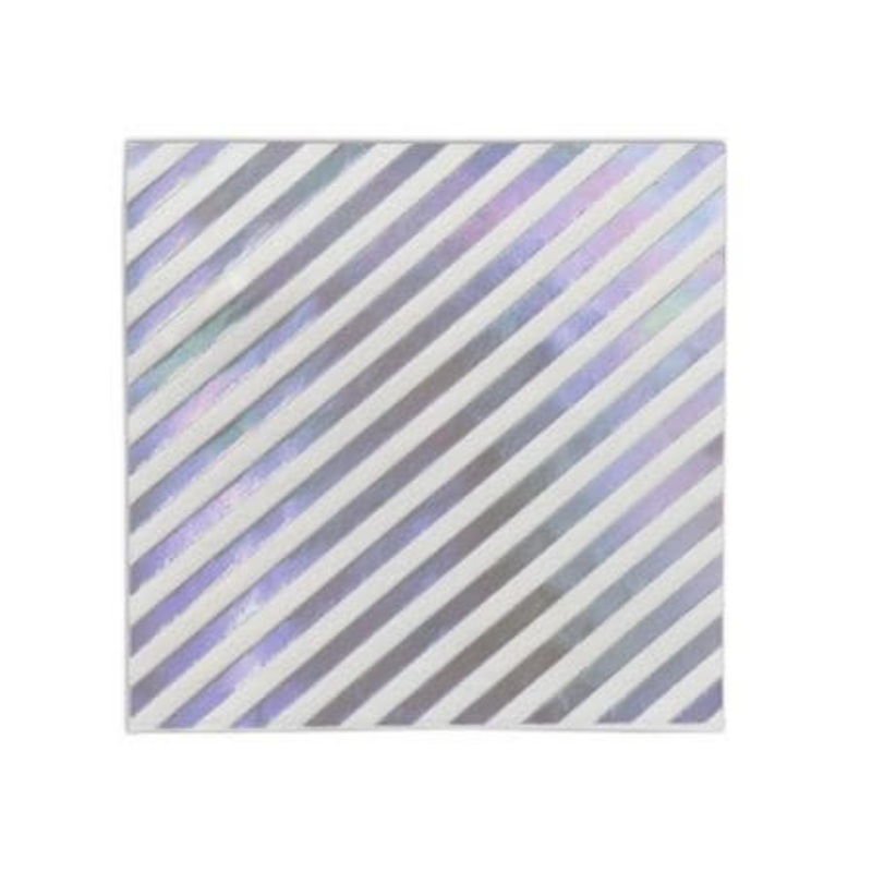 Iridescent Striped Napkins